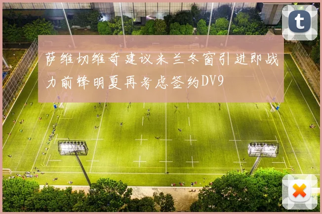 萨维切维奇建议米兰冬窗引进即战力前锋明夏再考虑签约DV9